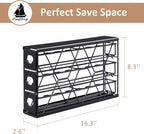 FlagShip K Cup Holder Drawer 3 Tier Coffee Pod Holder for K Pod Save Space Countertop Kitchen (24 Pods Capacity)