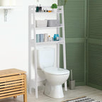 ZenStyle Over The Toilet Storage, 3-Tier Bathroom Space Saver Organizer Rack, Freestanding Above Toilet Stand for Bathroom, Laundry, Restroom, White