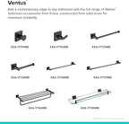 Kraus Ventus Bathroom Shelf, Matte Black Finish, KEA-17745MB