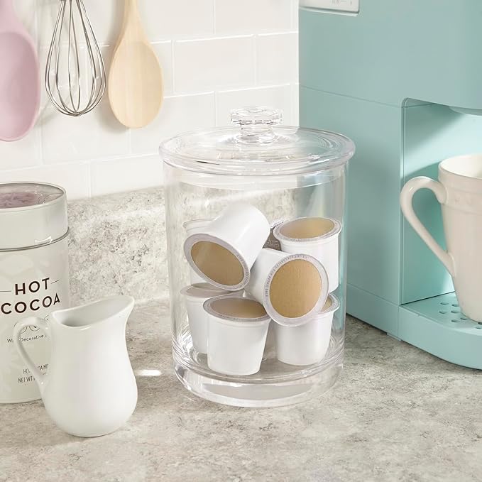 STORi 60-Ounce Premium Quality Clear Plastic Apothecary Jar