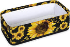 Toilet Paper Storage Holder with Handles Washable Rectangular Bathroom Basket, Compact Organizer for Apartment, Hotel, Game Room (Lightweight & Space-Saving Design)