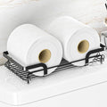 Toilet Paper Storage Holder, Bathroom Tray for Counter, Metal Vanity Tray for Candle Perfume Makeup, Coffee Table Bar Toilet Tank ToothbrushTray, Kitchen Countertop Organizer for Sponge Holder
