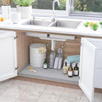 SIKADEER 28" x 22" Under Sink Mat Waterproof, Silicone Mat Kitchen Drawer Shelf and Cabinet Liner, Sink Protector for Kitchen Organizers and Storage, Boot Tray Pet Food Mats