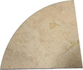 Crema Marfil Marble Both Side Polished Bathroom Corner Shelf 9''x9'' by Tile Spot