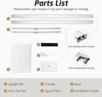 KES Standing Towel Rack with Marble Base, 37" H (Equal Height) Free Standing Towel Racks for Bathroom Floor, Fits Large Bath Towel, 18/8 Stainless Steel Polished Finish, BTH229