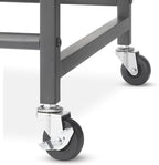 Whitmor Triple Laundry Sorter - 3 Removable Bags with Easy-Grip Handles - Rolling Laundry Sorter - Grey