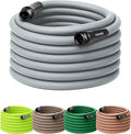 Flexzilla Colors Garden Hose 5/8 in. x 75 ft., Lightweight All-Weather Water Hose, Durable and Flexible, Leak-Free Connections, Slate Gray
