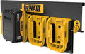 DEWALT Battery Organizer, Holds up to 4 Batteries, Mount Rail, Workshop Storage System Compatible (DWST82819)