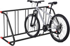 Commercial Grid Bike Rack for 5 Bikes - Heavy Duty Metal Bike Stand Floor, 39.7 LBS Q235 Steel Outdoor Bicycle Parking Rack for Garage, Retail, School, Backyard, Bike Shop (Single Side)