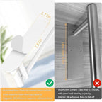 Paper Towel Holder Under Cabinet, 13Inch Self-Adhesive or Wall Paper Towel Holder for Kitchen, Bathroom, RV, White