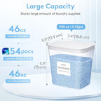 Lifewit Laundry Pods Container with Pop-up Lid, Laundry Room Organization, Dryer Sheet Holder for Washing Powder Scent Booster Beads, 2700 ml/0.72gal,2 Pcs