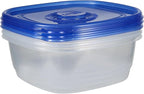 Glad GladWare XL Square Food Storage Containers with Lock Tight Lids, Family Size BPA Free Plastic Containers for Leftovers and Meal Prep, Reusable Dishwasher Safe, 104 Oz, 3 Count