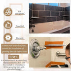 Quadrilateral Corner Shelf for Tiled Walls 12 Brushed 316 Stainless Steel 3/32 Thick Anchor Plate Bathroom Storage Shampoo Holder Organizer Kitchen Shelf