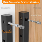 Lumber Storage Rack Wall Mount - Wood Storage Racks Heavy Duty Metal Shelf Wall Mount Wood Organizer Racks for Shed, Workshop, Garage, Basement, Wall Storage Racks - Indoor & Outdoor Use