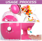 12"Large Automatic Candy Dispenser Machine,Vintage Motion Activated Candy Dispenser Touch Free,3 Distribution Options Desktop Auto Candy Dispenser for Office Desk,Home,Party