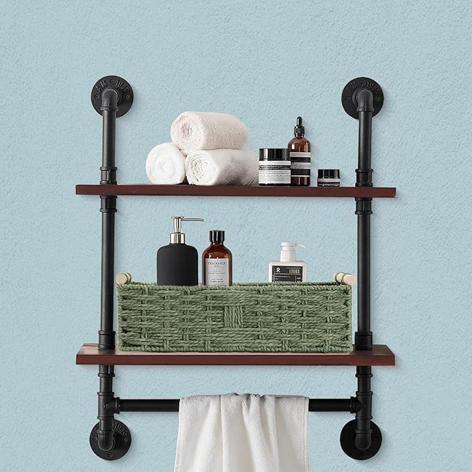 Toilet Paper Storage Basket，Decorative Small Wicker Baskets with Wooden Handles,Green Paper Rope Storage Basket for Bathroom Decor,Toilet Tank Shelf,Countertop Organizer