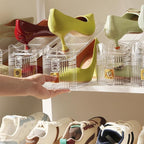 24 Pack Shoe Slots Organizer, Shoe Stackers Organizer for Closet Adjustable Shoe Holder Space Saver 50% Shoes Racks for Closet Organization