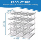 cjc Can Organizer for Pantry - 3 Sets 5 Tiers Pet Cans Organizer, Automatic Scrolling Can Holders for Effortless Pantry Storage-Holds 60 Cans/Clear