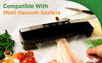 EverFresh 11" x 25' Vacuum Sealer Rolls, 4 Pack | 15% THICKER Embossing | Compatible with FoodSaver Machines, BPA Free, Commercial Grade Food Sealer Bags