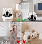 Sailboat Toilet Tissue Holder,Animal Paper Holders,Decorative Metal Papers Holder,Funny Toilet Animal Storage for Bathrooms,Bathroom Paper Organizer for Extra 8 Rolls Free Standing Art Decor