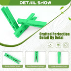 100 Pack Clothes Pins Wooden 2.9 Inch, Clothespins Wood Colorful Clothing Pins for Crafts Classroom Pictures Green
