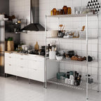 24" Deep x 48" Wide x 74" Height Wire Shelving Kit | 4-Tier | NSF Commercial Storage Rack Unit
