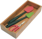 Lipper International 8186S Bamboo Wood Stacking Drawer Organizer Box, 6" x 15"