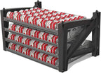 Shelf Reliance Cansolidator Max Small - 1-Pack Can Organizer for Pantry, Stackable Soda Can Storage for Kitchen, Holds 156 Cans of Food or Soda