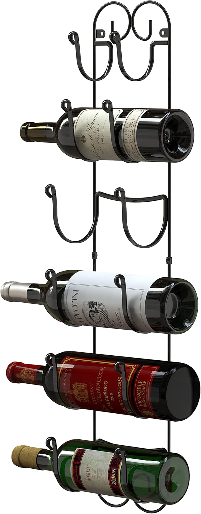 Deco Brothers 6-Tier Towel Rack, Wall Mounted Towel Holder, Bronze