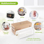 [2025 New] Bonsenkitchen 11” x 150’ Vacuum Sealer Bags Rolls with Cutter for Food Storage, Commercial Grade, BPA Free, Great for Meal Prep and Sous Vide Cooking | EASY TO CUT & SEAL, Commercial-grade