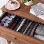 Dresser Drawer Organizer 8 Pack Clothes Underwear Sock Storage Pink Drawer Dividers Grey Foldable Closet Organizer Storage Box Dresser Drawer Organizers