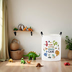 Baby Laundry Basket Baby Nursery Hamper Kids Laundry Basket Toy Storage Bin for Boys Room Decor Gift Baskets for Bedroom Bathroom(Dinosaur)