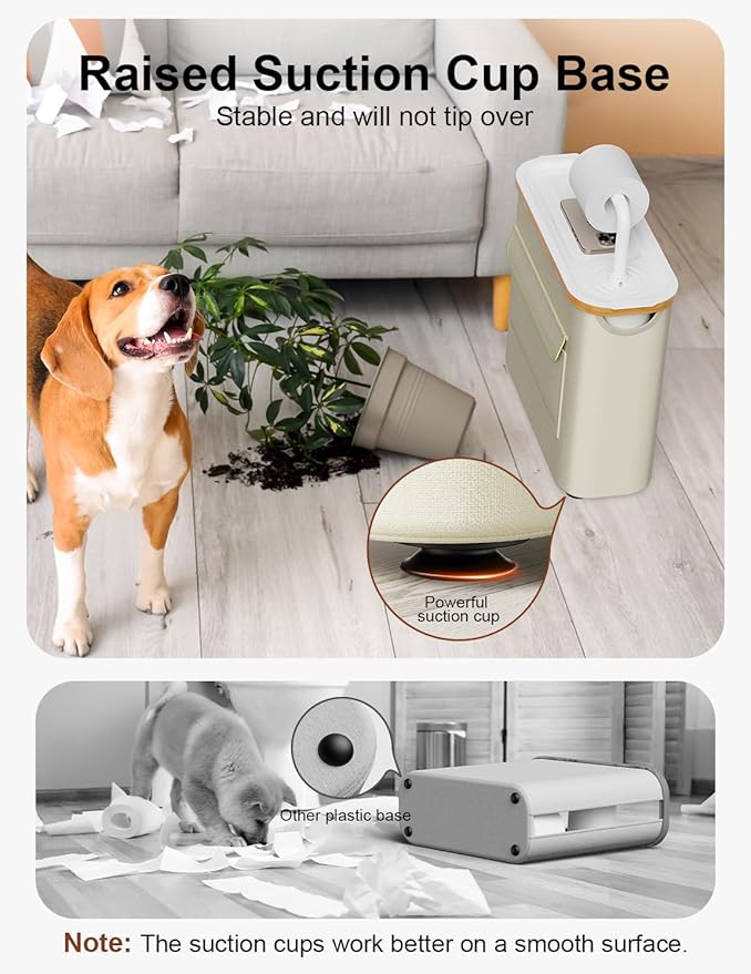 Toilet Paper Storage Basket Holder Holds 9-12 +1 Rolls Elegant Multi-Functional Bathroom Toilet Paper Holder Stand Storage Organizer Waterproof with Tray Hold Phone Wet Wipes Beige
