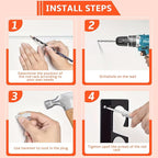 1 Pcs Wall Mount Spray Paint Can Holder, Heavy Duty Metal Spray Can Holder With 8 Holes ForGarage, Paint Can Storage Rack For Shop, Orange Tool Storage Self For Spray Can