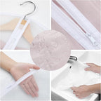 Clear Garment Bags for Hanging Clothes, Set of 12 Suit Bags Dust-Resistant Clothes Cover Bags PEVA Breathable Clothes Protectors with Full Zipper for Closet Storage, 24” x 40”/47”/55”