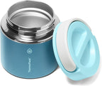 ThermoFlask 20 oz Double Wall Insulated Food Jar, Ocean Mist