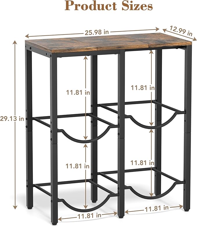 VINAEMO 5 Gallon Water Jug Holder, 3-Tier Water Jug Stand with Extended Wood Tabletop Shelf, 4 Slots 5 Gal Water Bottle Holder Storage Rack with Water Dispenser Stand for Home,Office,Garage Organizer