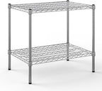21" Deep x 30" Wide x 27" Height Wire Shelving Kit | 2-Tier | NSF Commercial Storage Rack Unit