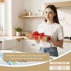 Acrylic Straw Holder for Cabinet Door - Child-Safe Organizer & Dispenser with Smooth Rounded Edges for Kitchen Accessories Storage, Adhesive Circles Included (Clear Transparent)