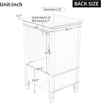 20" Small Bathroom Vanity with Sink,Doors and Drawer,Wood Mid-Century Modern Bathroom Sink Cabinets with Adiustable Foot Pads,for Small Space,Freestanding (Black)