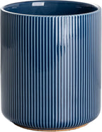 getstar Large Utensil Holder for Kitchen Counter,7.2" Vintage Ceramic Utensils Crocks Utensil Organizer for Spatula Farmhouse Kitchen Decor
