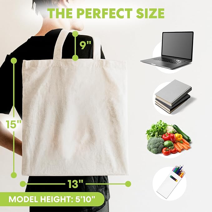 SIMPLI-MAGIC Canvas Tote Bags