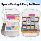 Geniusidea Shirt Folding Board Kids Clothes Folder, Quickly Fold Shirts & Pants & Small Clothes, Laundry Folding Tool with Space-Saving Design, Durable Material Easy Storage Organizer Pink