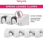 EXTRA GRIP Mop & Broom Holder Wall Mount - Wall Hanging Garden Tool & Utility Closet Organizer, Mop & Broom Hook, Broom Hanger Wall Mount, Mop Broom Organizer, Wall Mounted Broom Rack Mop Storage