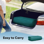 ADVANCE OUTDOOR Replacement Top Cover Tarp for 12x20 ft Carport Canopy with Ball Bungees, Green, One Roof Only