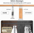 Plastic Hangers 50 Pack, Slim Clothes Hangers Non Slip, Non-staining Space Saving Hanger, 17.1 inches Coat Hanger Heavy Duty Hanging Dry Wet Clothes, Gray