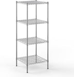 24" Deep x 24" Wide x 64" Height Wire Shelving Kit | 4-Tier | NSF Commercial Storage Rack Unit