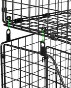 Stackable Soda Can Organizer Stores Up to 72 Cans, 4-Pack Can Storage Organizer for Pantry Shelves, 4-Tier Kitchen Can Holders with 4 Adjustable Dividers, Wire Drink Organizer for Pantry Cabinet Shelf