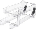 Polder Gravity Feed Can Dispenser, BPA-Free Plastic Beverage and Drink Dispenser, Holds Up to 10 Soda Cans, Ideal for Refrigerators and Countertops, Fridge Organizer, 14" x 5.3" x 6.1"