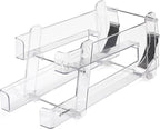 Polder Gravity Feed Can Dispenser, BPA-Free Plastic Beverage and Drink Dispenser, Holds Up to 10 Soda Cans, Ideal for Refrigerators and Countertops, Fridge Organizer, 14" x 5.3" x 6.1"